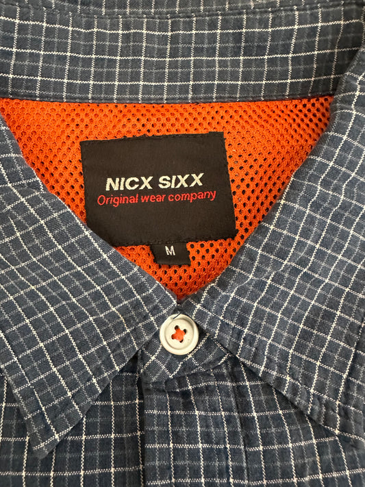 Nick Sixx Blue Button Up