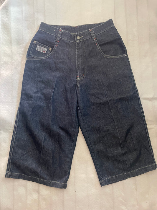 Shyang-dah White Stitched Jorts 30’