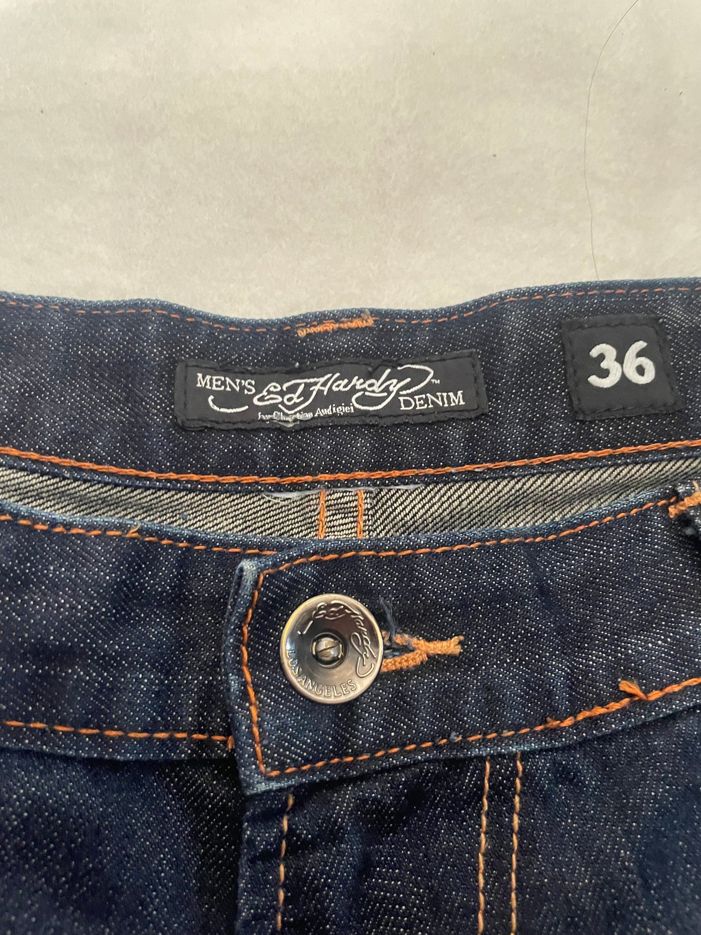 Ed Hardy Embroidered Jorts 36’