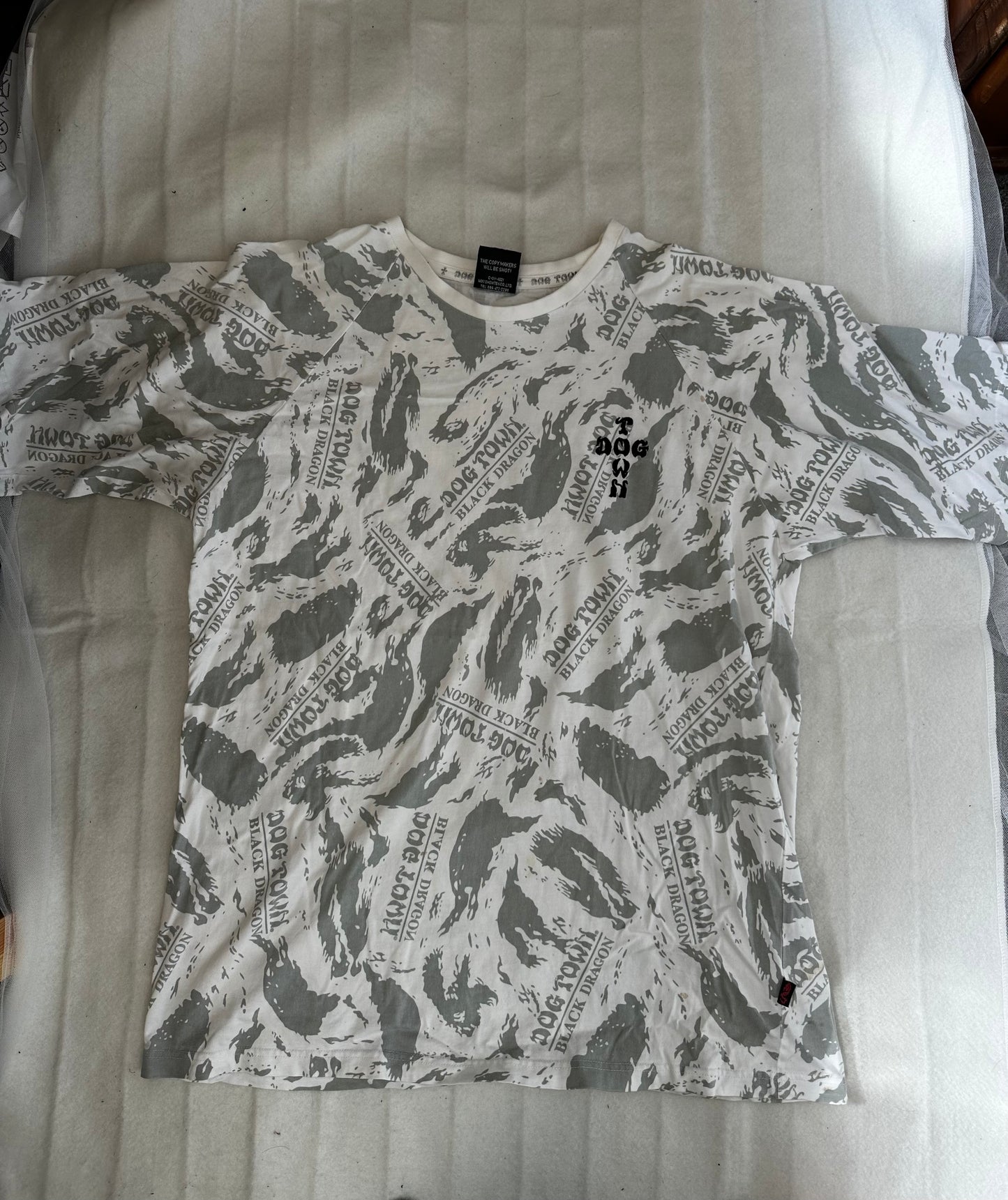 Rare 90s Dog Town Black Dragon Tee XL