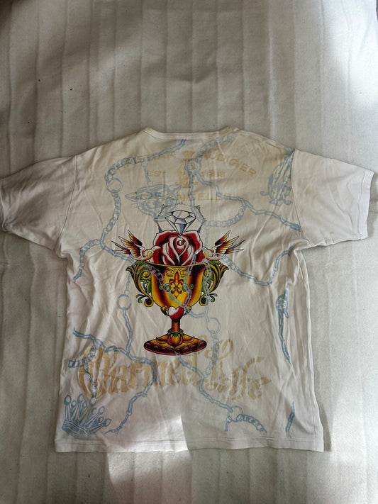 Christian Audiger Diamonted White Tee