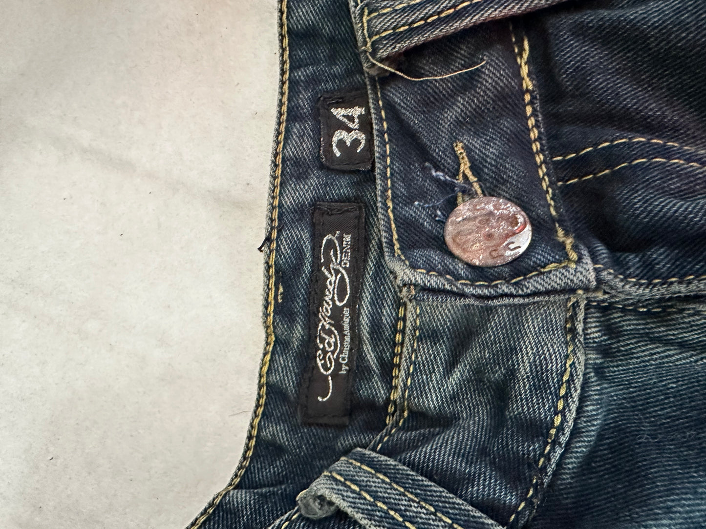 Ed hardy Dark Washed Jorts