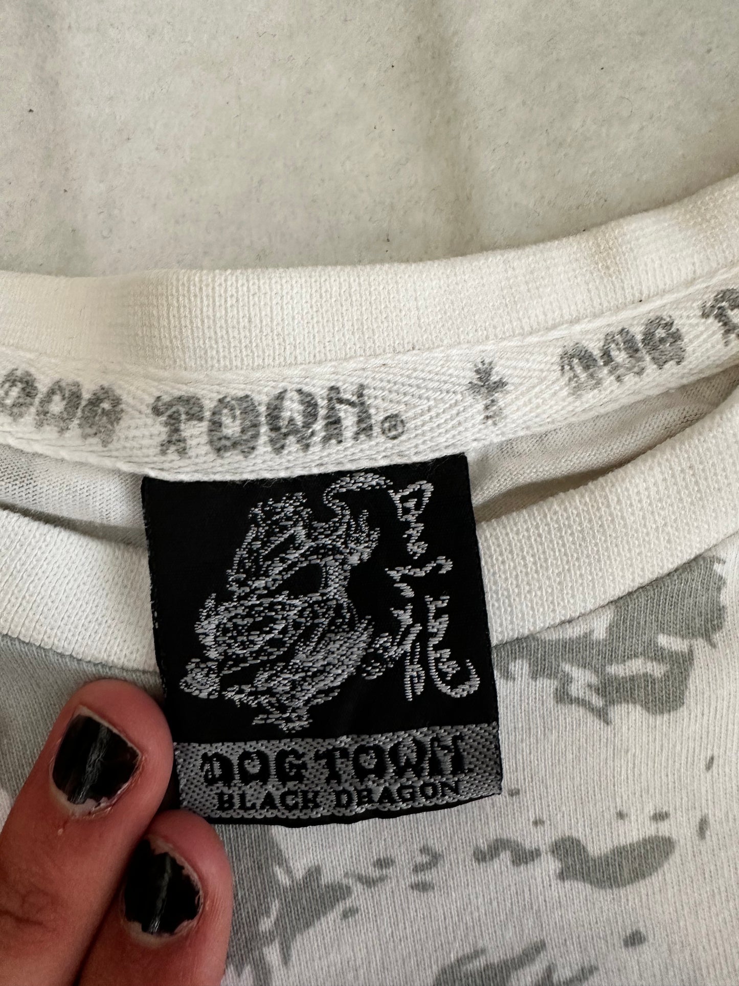 Rare 90s Dog Town Black Dragon Tee XL