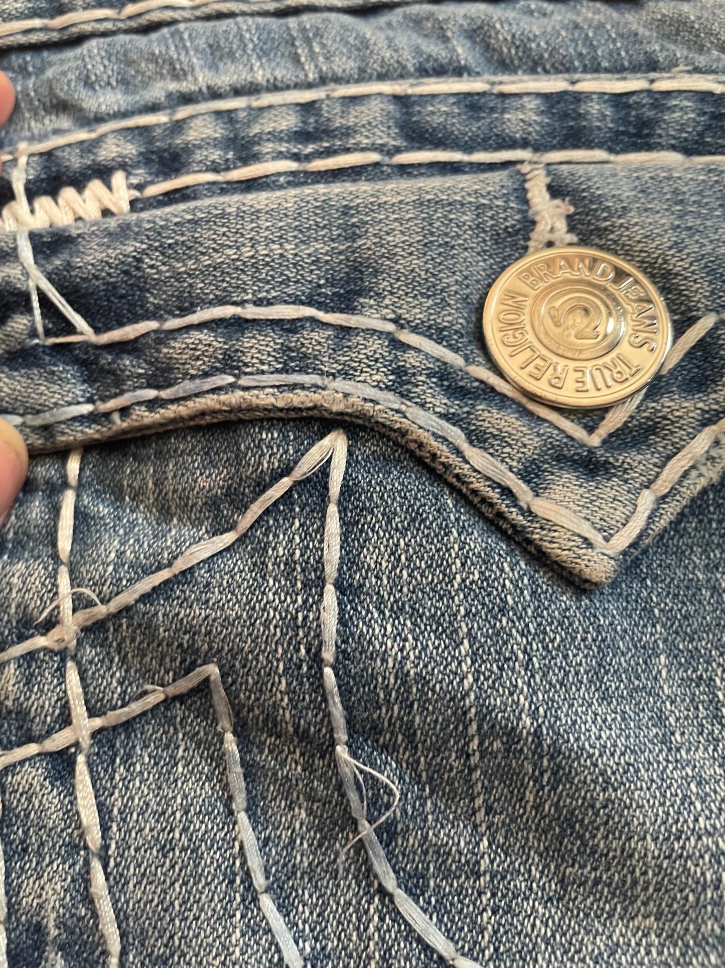 Light Wash True Religion Flares 34x32