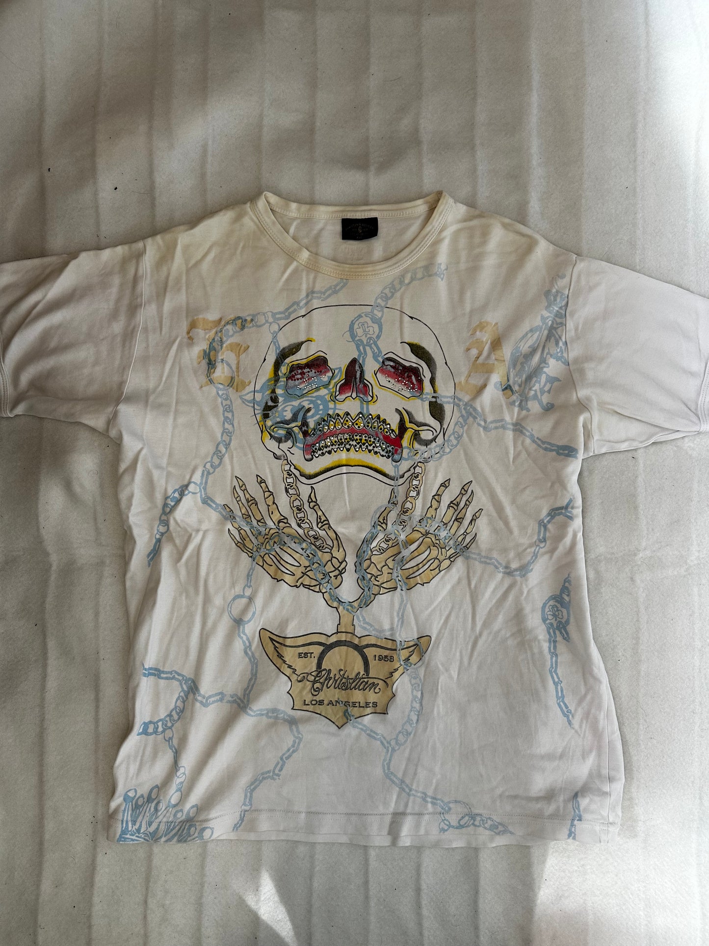 Christian Audiger Diamonted White Tee