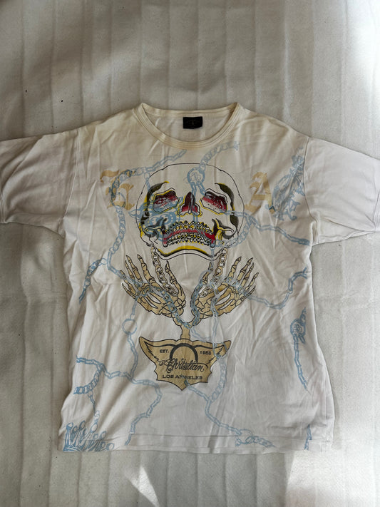 Christian Audiger Diamonted White Tee