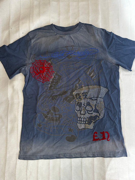 Diamonted Ed Hardy Tee