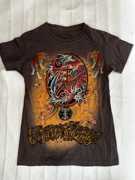 Gorgeous Koi Fish Diamonte Tee