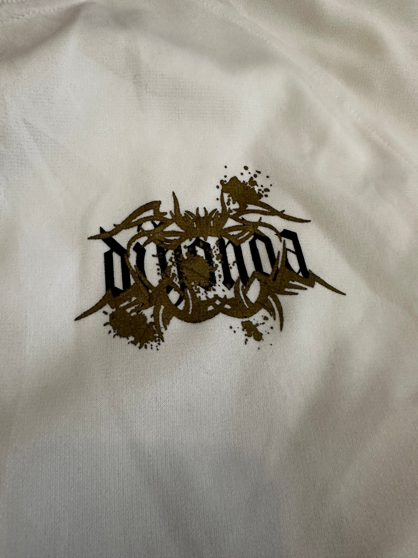 DJ Honda White & Gold Zip Up