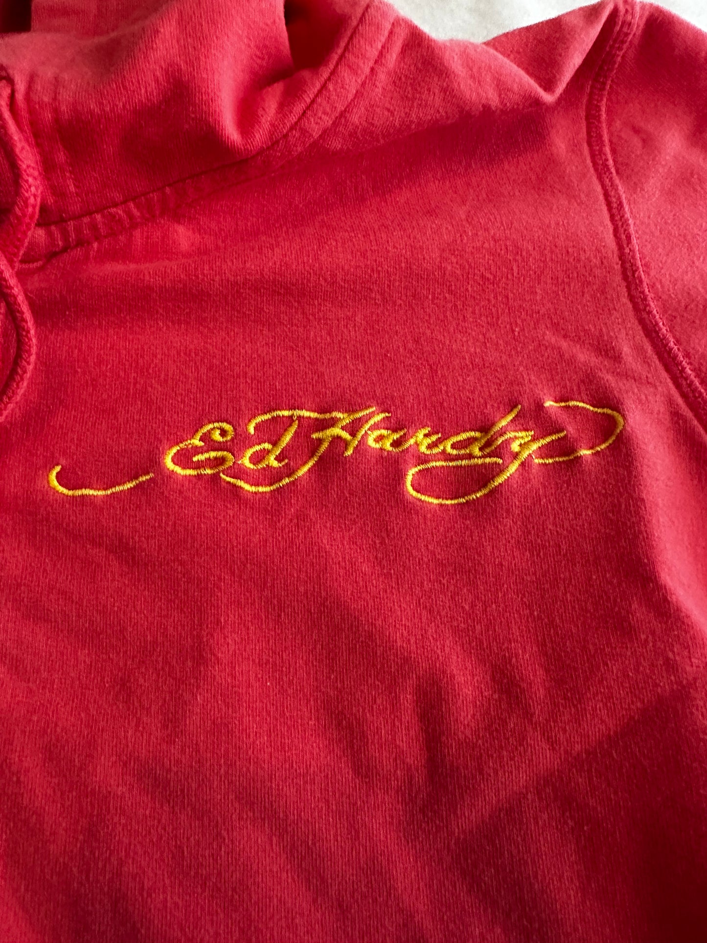 Pink/Peach Diamonted Ed Hardy Jacket