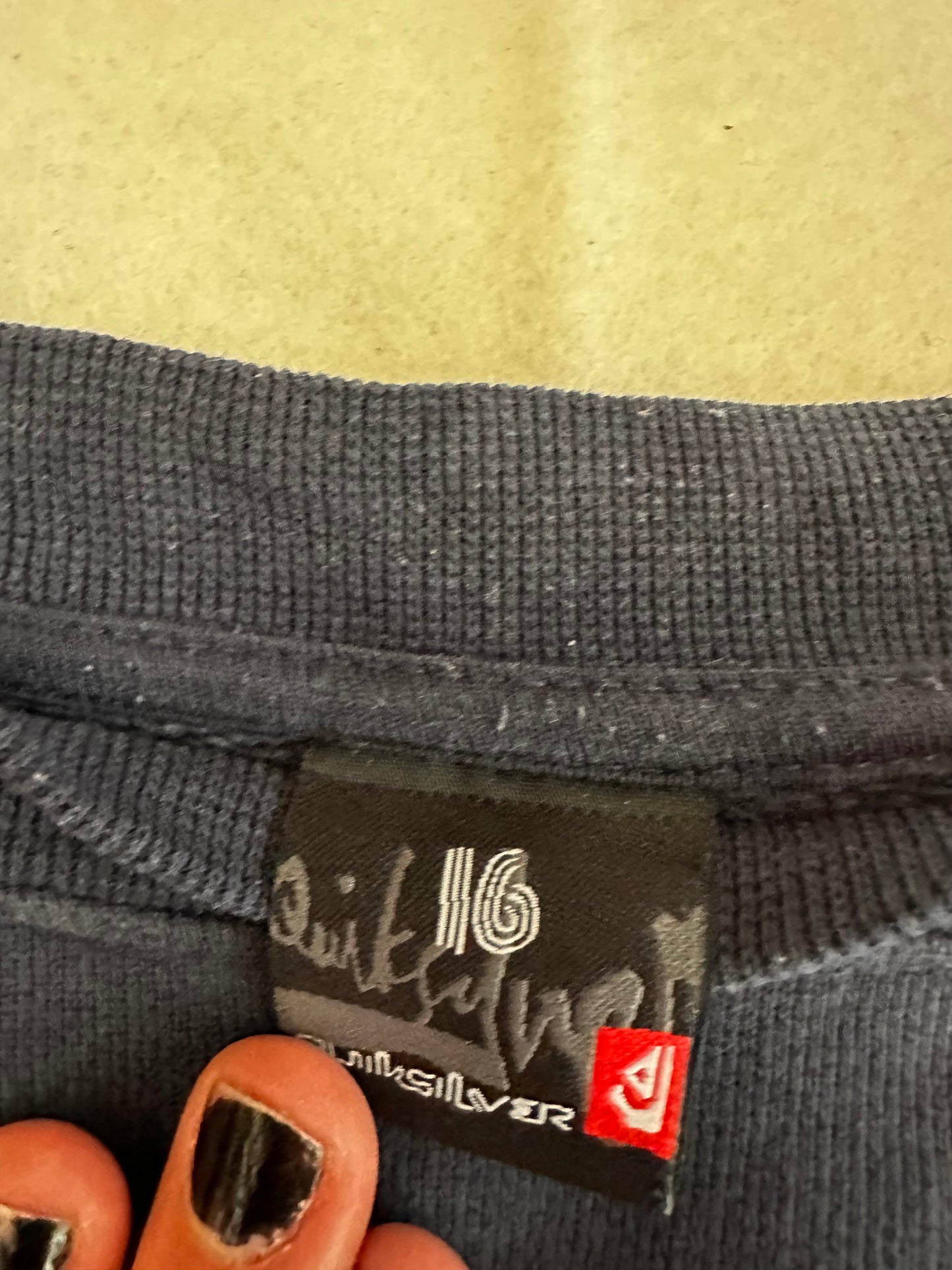 Quiksilver Camo Splatter Crew Jumper Size 16