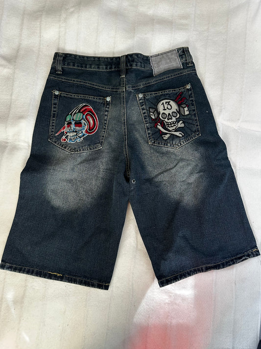 Ed hardy Dark Washed Jorts