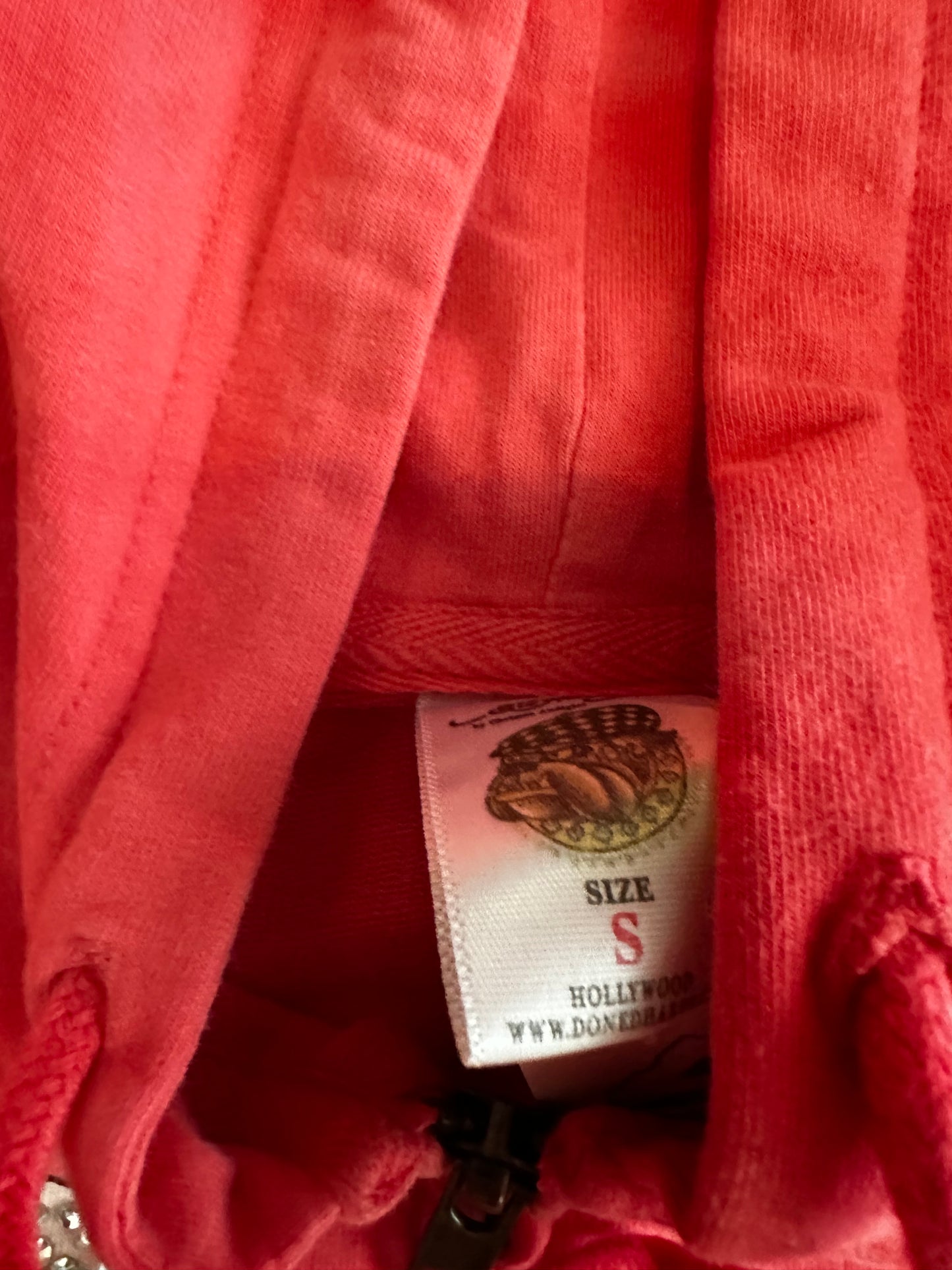 Pink/Peach Diamonted Ed Hardy Jacket